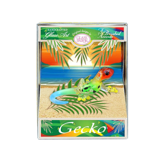 Keepsake Box Gecko by Glass Baron