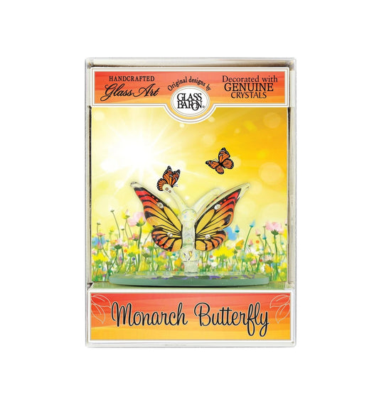 Keepsake Box Monarch Butterfly by Glass Baron