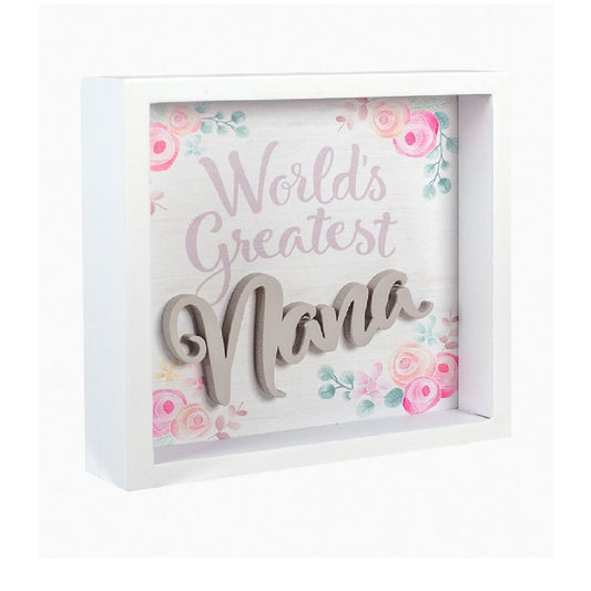 Malden World's Greatest Nana Box Sign