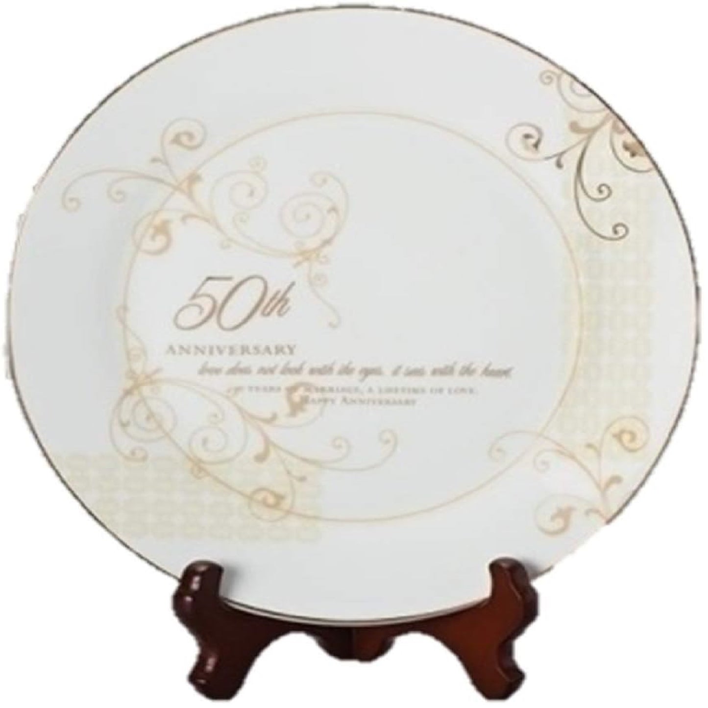 Roman Inc 50th Anniversary Plate Set