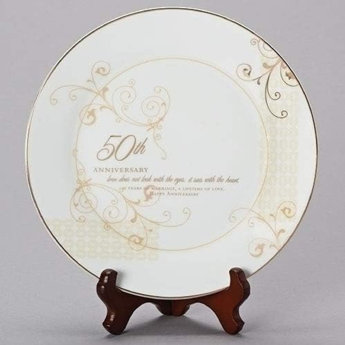 Roman Inc 50th Anniversary Plate Set