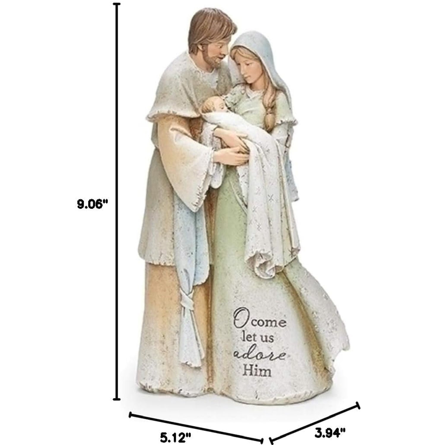 Roman Heavenly Blessing Holy Family Statue