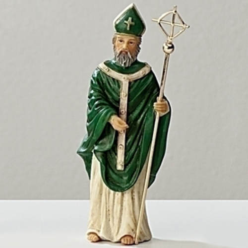 St. Patrick of Ireland 3.5 Inch Figurine by Roman Inc - Ria's Hallmark & Jewelry Boutique
