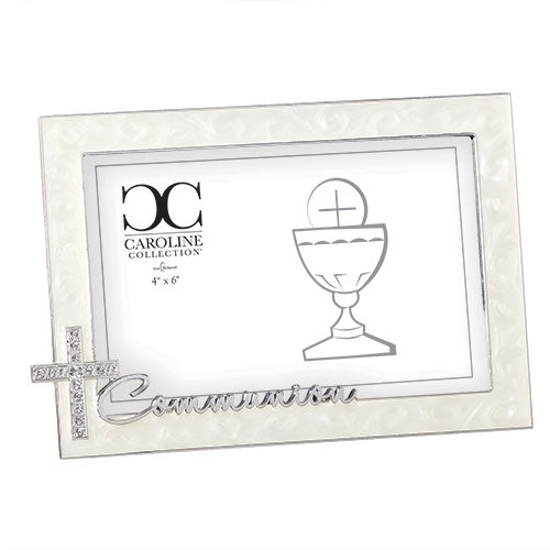 Communion Frame Rhinestone Cross Caroline Collection