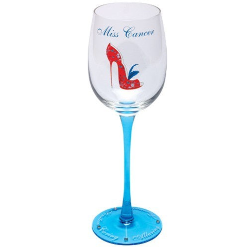 Miss Cancer Zodiac Sign Wine Glass