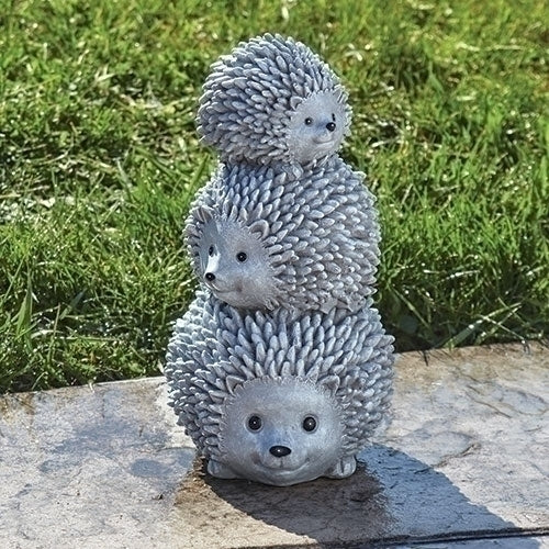 Roman Stack Hedgehog Garden Statue