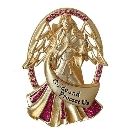 Roman Guide and Protect Us Angel Visor Clip