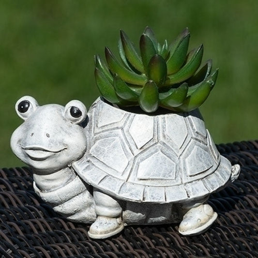 Roman Mini Turtle Pudgy Planter