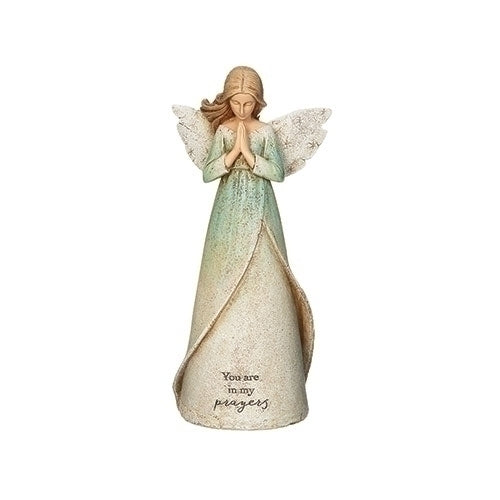 Figurine d'ange priant romain par Karen Hahn