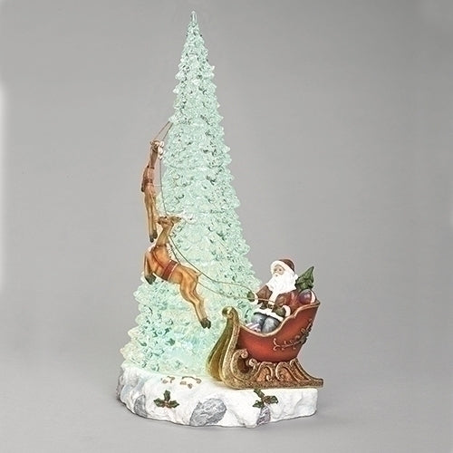 Roman LED Christmas Tree with Santa and Deer