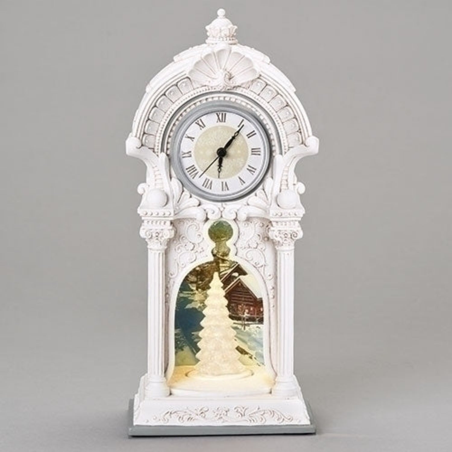 Roman Musical LED Rotating Clock with Tree