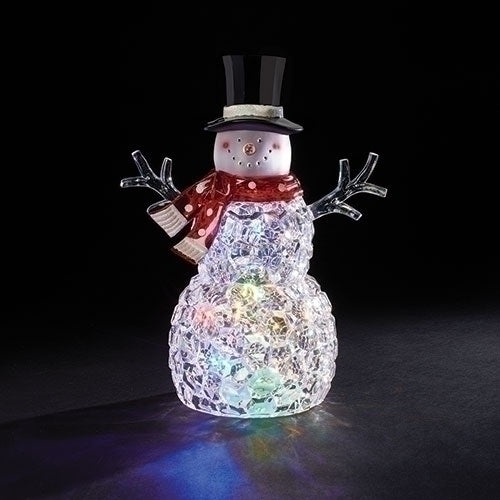 Roman LED Snowman with Changing Color Lights