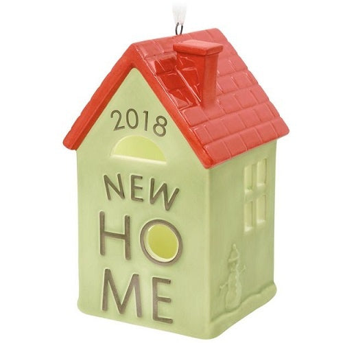 New Home 2018 Ceramic Ornament