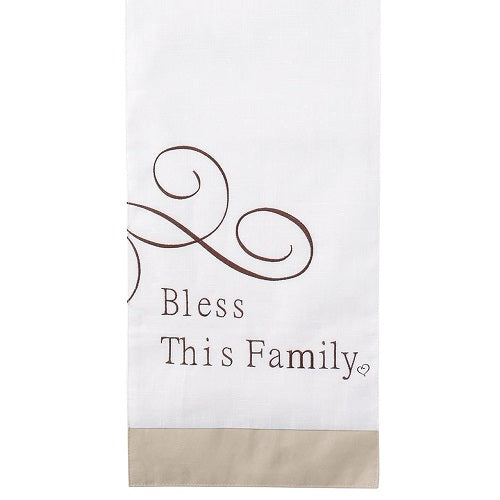 Bountiful Blessings, Bless This Family Table Runner, Precious Moments