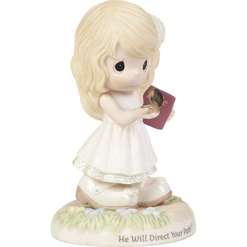 Precious Moments He Will Direct Your Path Figurine