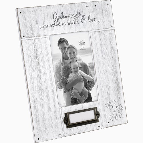 Godparents, Connected In Faith And Love Photo Frame
