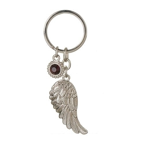 Roman February Angel Wing Keychain Caroline Collection