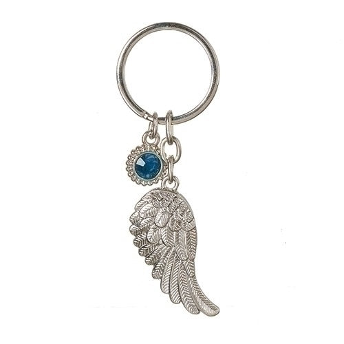 Roman March Angel Wing Keychain Caroline Collection
