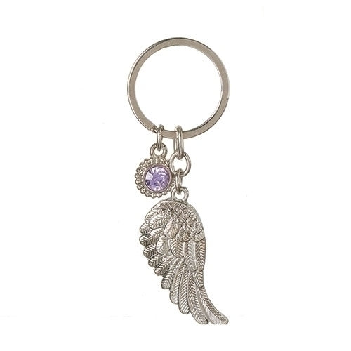 Roman June Angel Wing Keychain