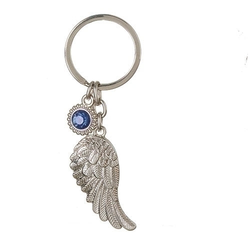 Roman September Angel Wing Keychain