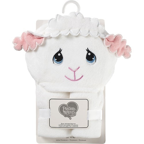 Luffie the Lamb Hooded Baby Blanket by Precious Moments