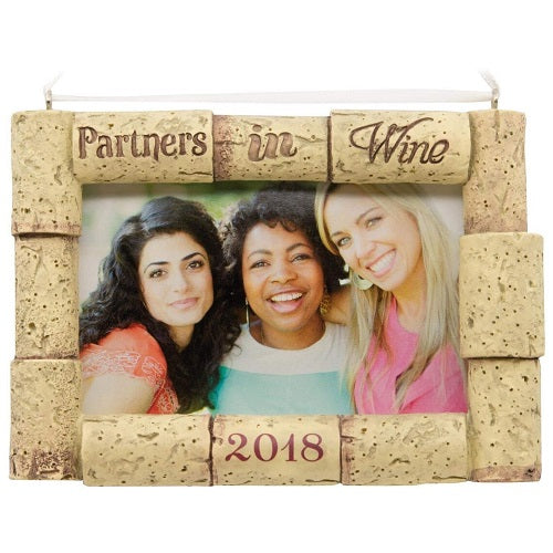 2018 Partner in Wine Photo Holder Ornament