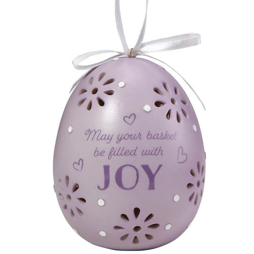 Precious Moments May Your Basket Be Filled With Joy Egg Lamb Ornament