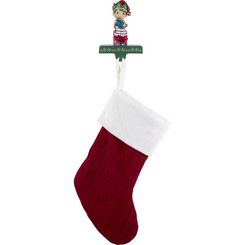 Be Merry Elf Christmas Stocking Holder