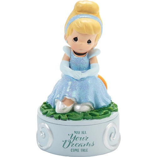 Precious Moments Disney Dreams Come True Cinderella Jewelry Box