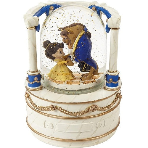 Beauty And The Beast "True Beauty Is Found Within" Musical Snow Globe