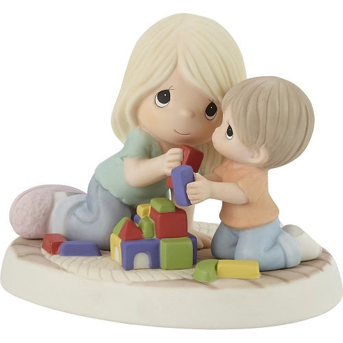 Precious Moments Best Mom On The Block Porcelain Figurine