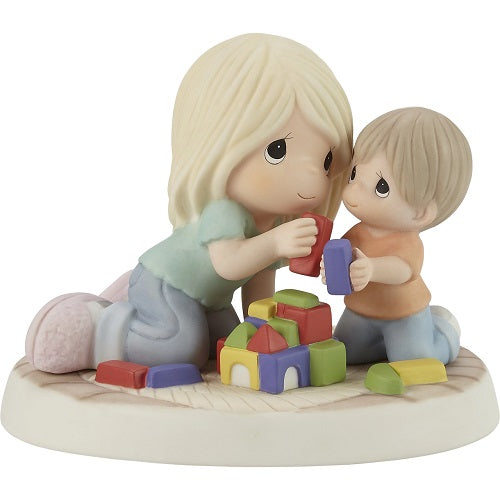 Precious Moments Best Mom On The Block Porcelain Figurine