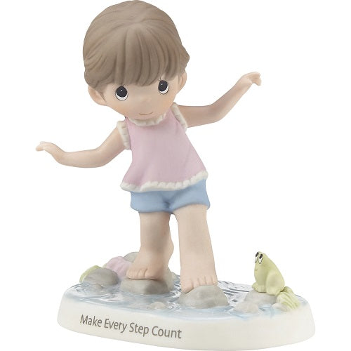 Precious Moments Make Every Step Count Brunette Figurine