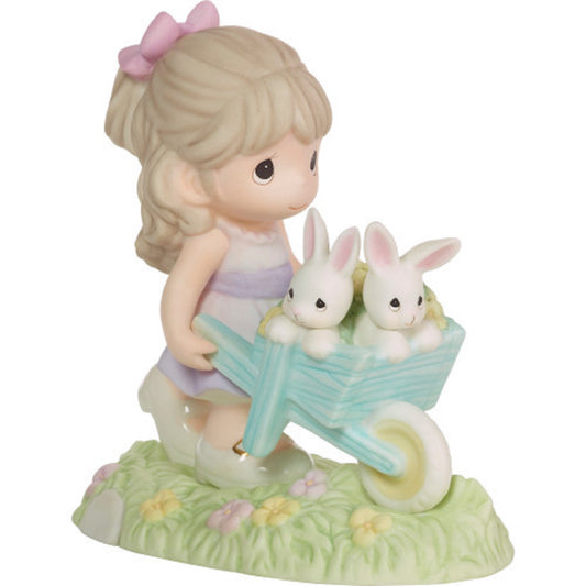 Precious Moments Wishing You Bunny Kisses And Springtime Wishes Figurine