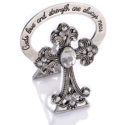 Alexa's Angels Bedside Cross With Crystals