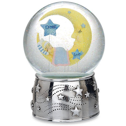 Globe d'eau musical en plaqué argent Sweet Dream par Reed &amp; Barton