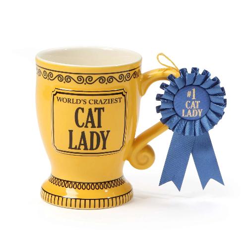 Crazy Cat Lady Trophy Mug - Ria's Hallmark & Jewelry Boutique