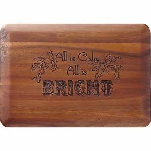 Home for the Holidays All Is Calm; All Is Bright Cutting Board by Lenox - Ria's Hallmark & Jewelry Boutique