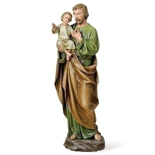 St. Joseph 14" Figure with Baby Jesus by Roman