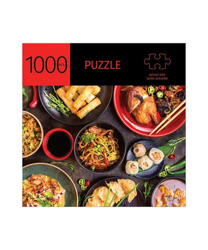 Puzzle de conception de cuisine asiatique, 1000 pièces