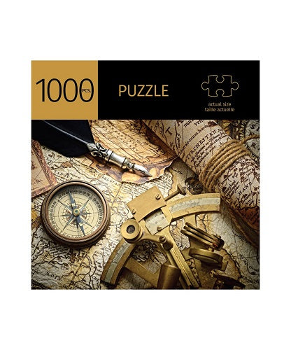 Puzzle design boussole, 1000 pièces