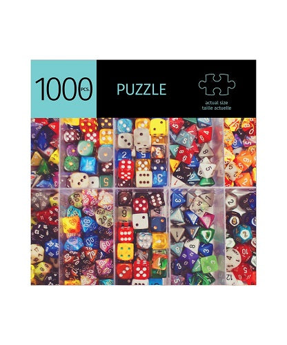 Puzzle de conception de dés, 1000 pièces