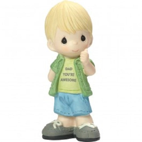 Precious Moments "Dad You're Awesome" Figurine, Boy