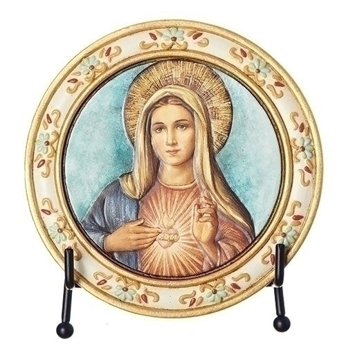Roman Immaculate Heart Plaque