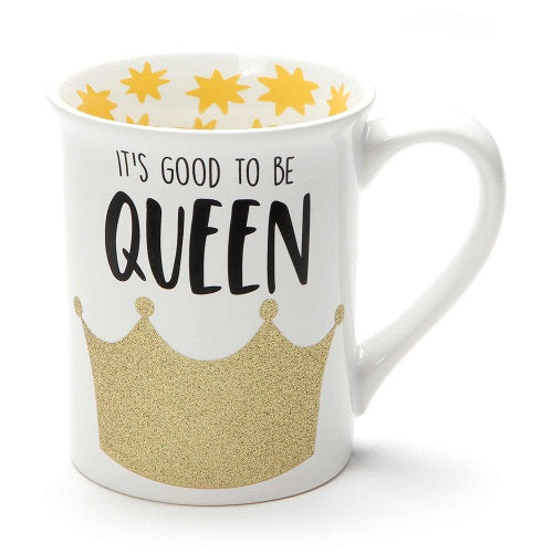 Tasse à paillettes Good To Be Queen 
