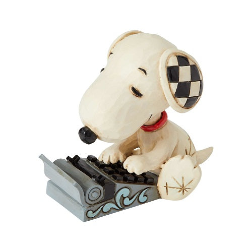 Snoopy Typing Mini by Jim Shore