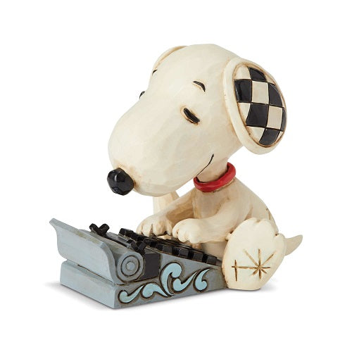 Snoopy Typing Mini by Jim Shore