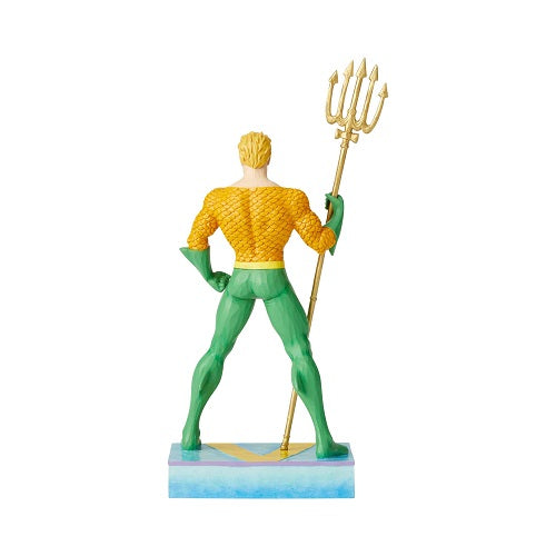 Jim Shore Aquaman - Figurine "Roi des Sept Mers" de l'âge d'argent