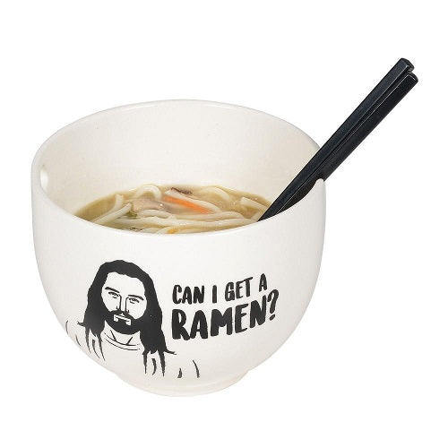 Ramen Jesus Bowl Chopsticks Set Our Name Is Mud