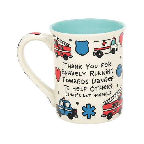 Our Name Is Mud "First Responder Thank You" Mug